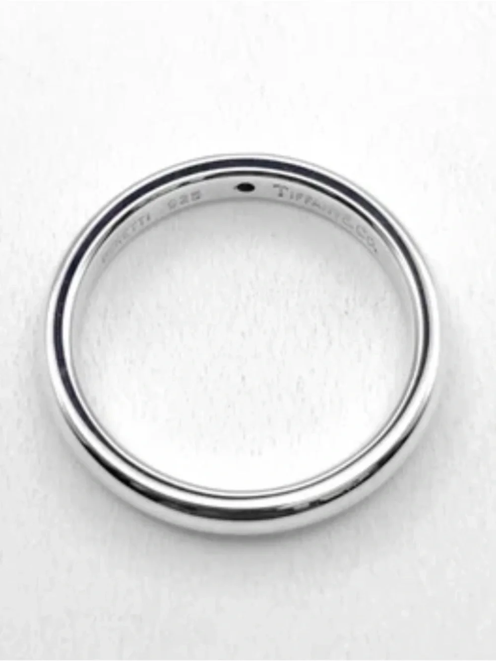 Tiffany & Co. Elsa Peretti Blue Sapphire Band Ring Sterling Silver Size 9
